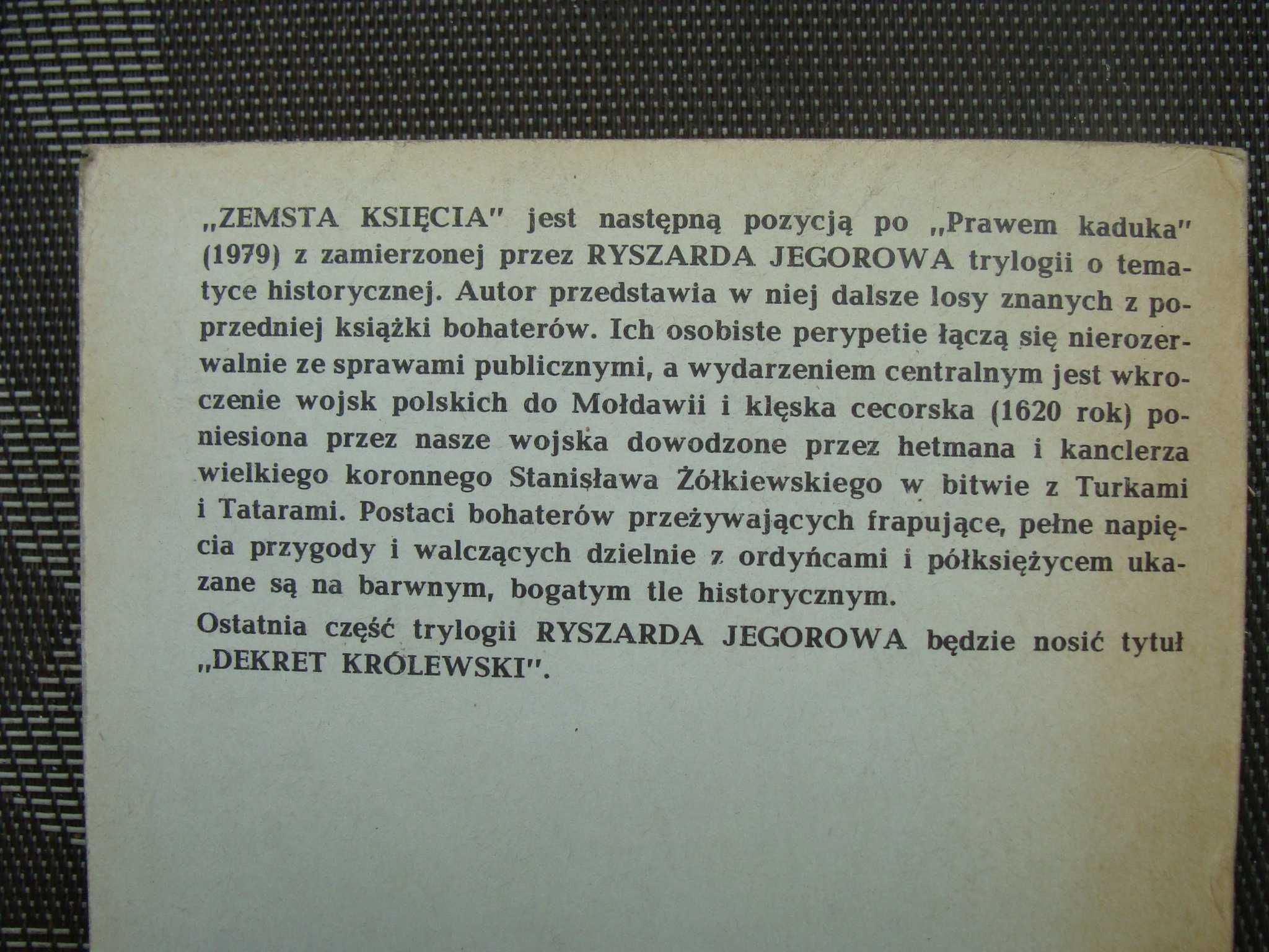 Zemsta księcia - Ryszard Jegorow (P)