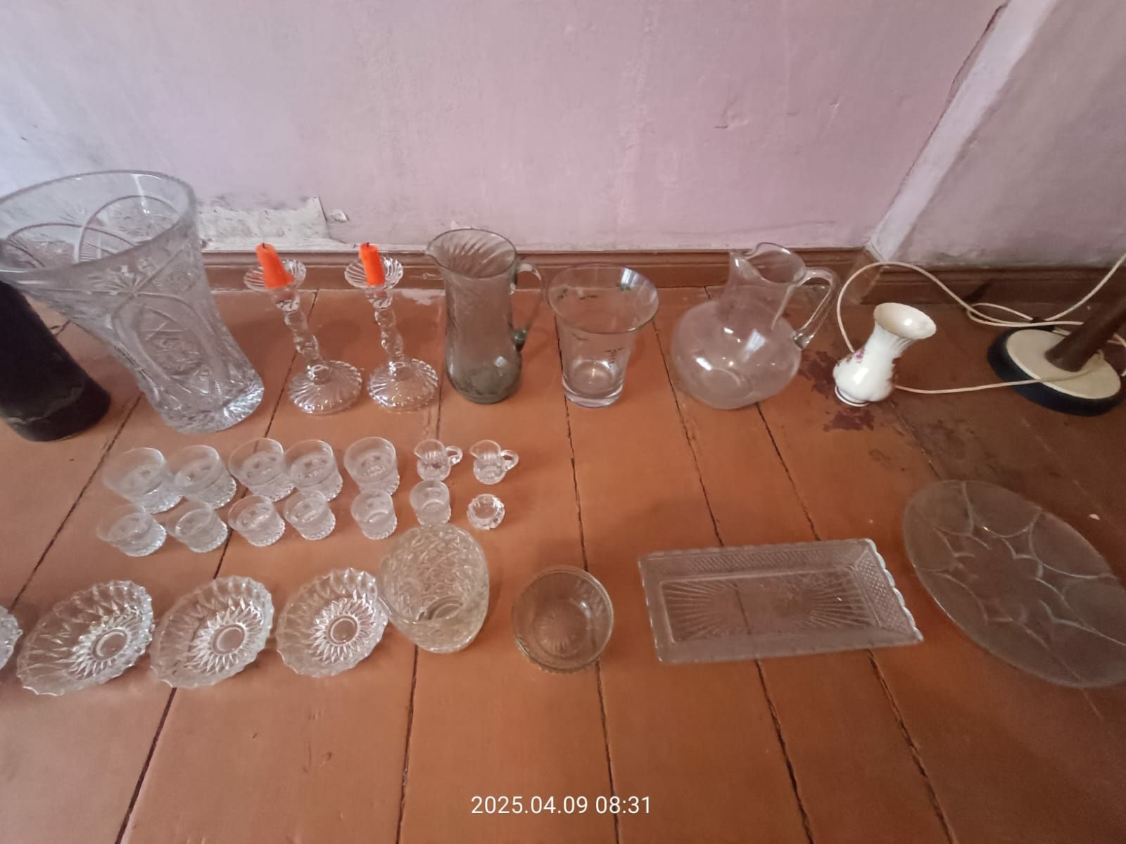 Wazony porcelana kryształy  PRL