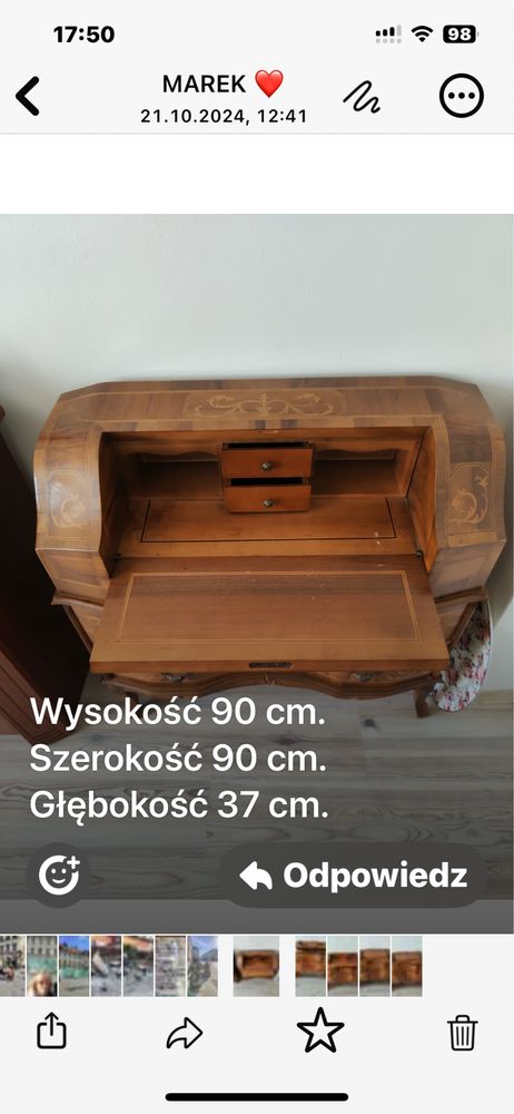 Antyk komoda/sekretarzyk