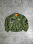 Бомбер Vetements Alpha Industries Edition курточка Green Bomber куртка