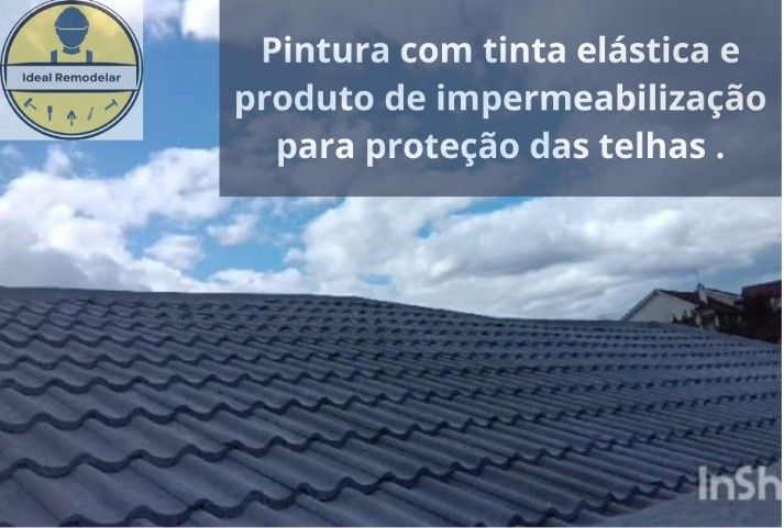 Telhados limpeza e impermeabilização