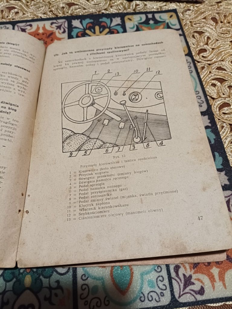 Książka Egzamin kierowcy 1948r PRL