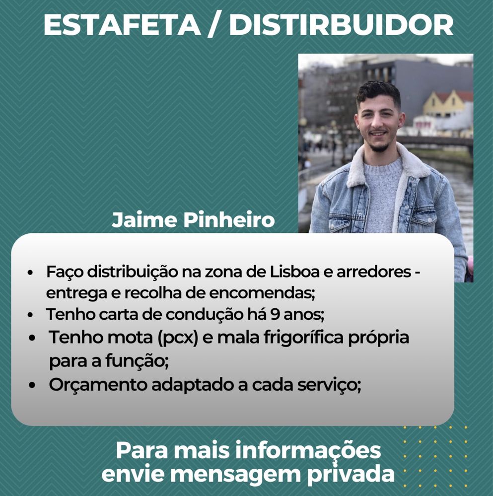 Estafeta / distribuidor