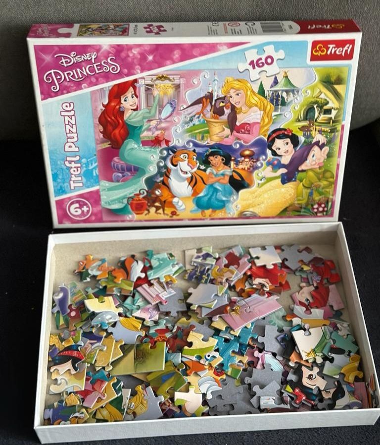 Puzzle Księżniczki. Disney. Princes. 160elementów