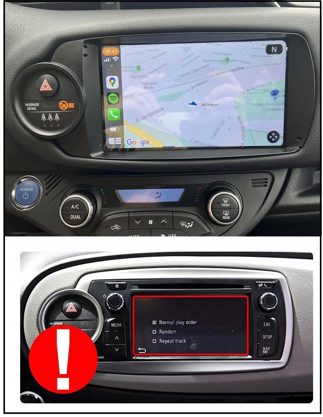 Radio GPS Android Toyota Yaris 2011.-19 WiFi
