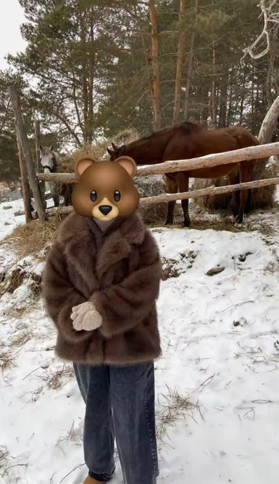 Стильна еко-шуба