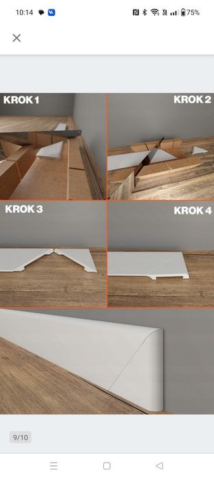 Listwa przypodlogowa duża ilość