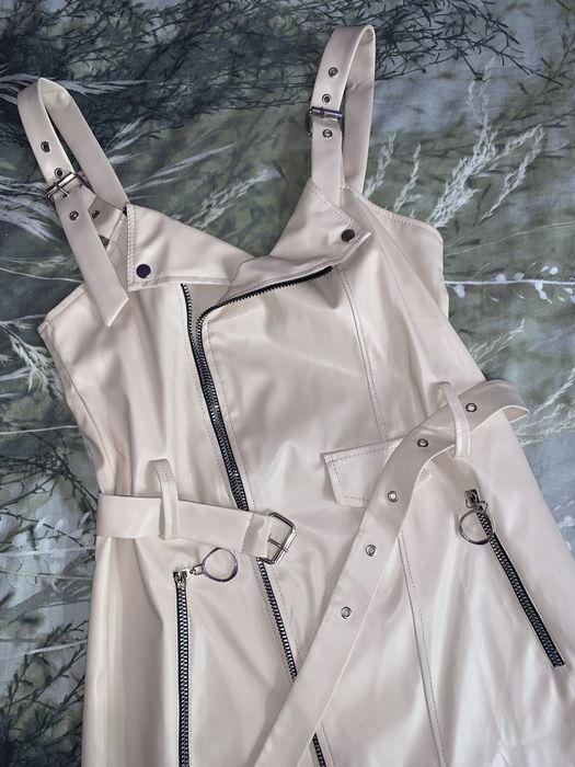 Сарафан из кожзама S