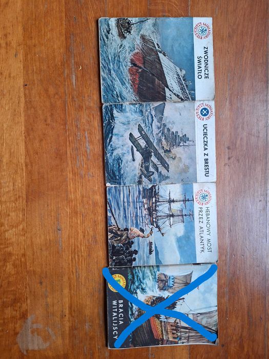 Miniatury morskie książki prl