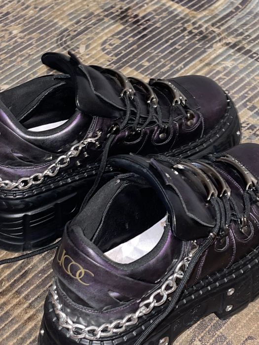 Ботинки New Rock в фиолетовом цвете