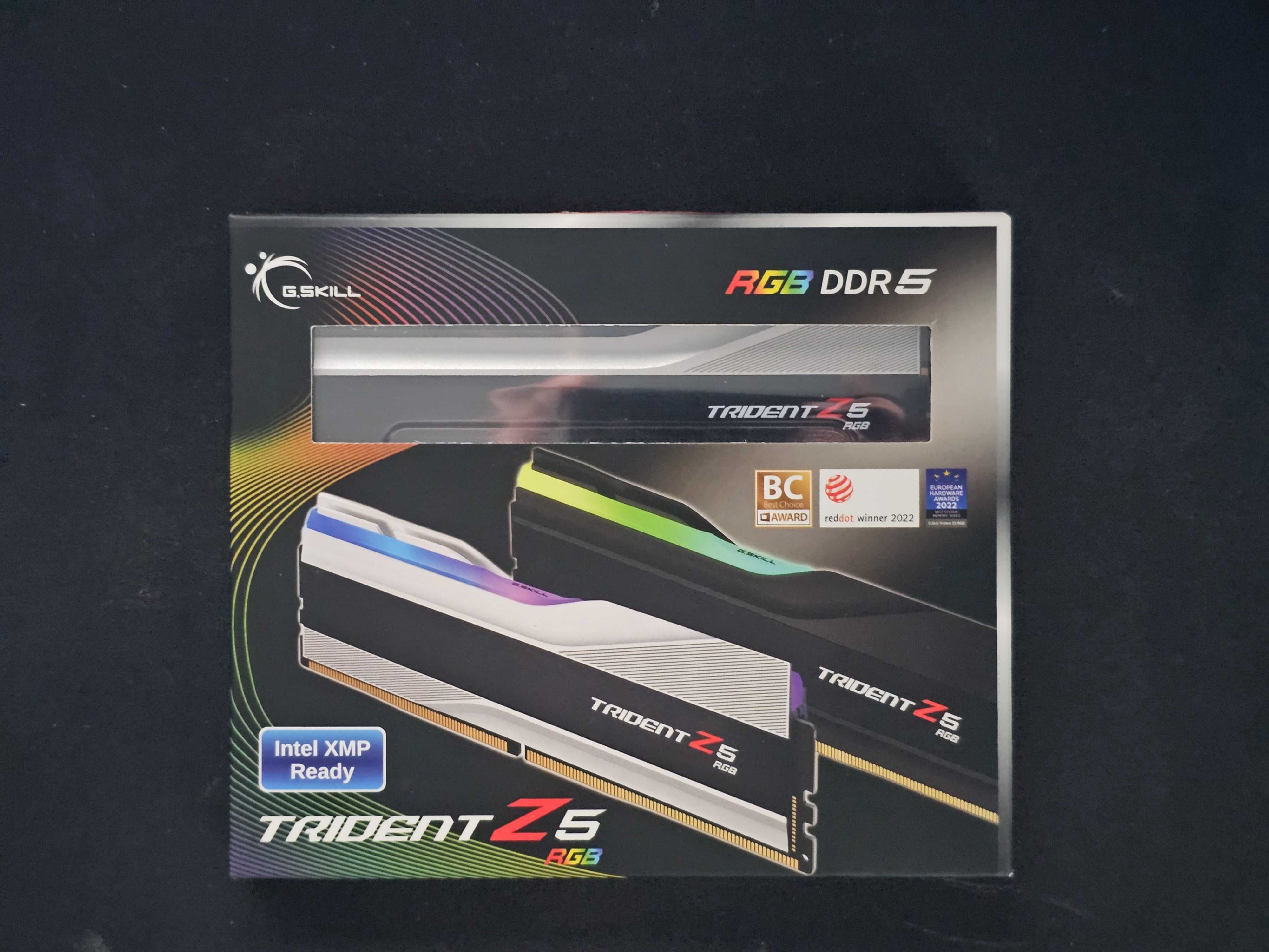 Pamięć RAM G.Skill Trident Z5 RGB, DDR5, 32 GB, 6400MHz, CL32 (2x16GB)