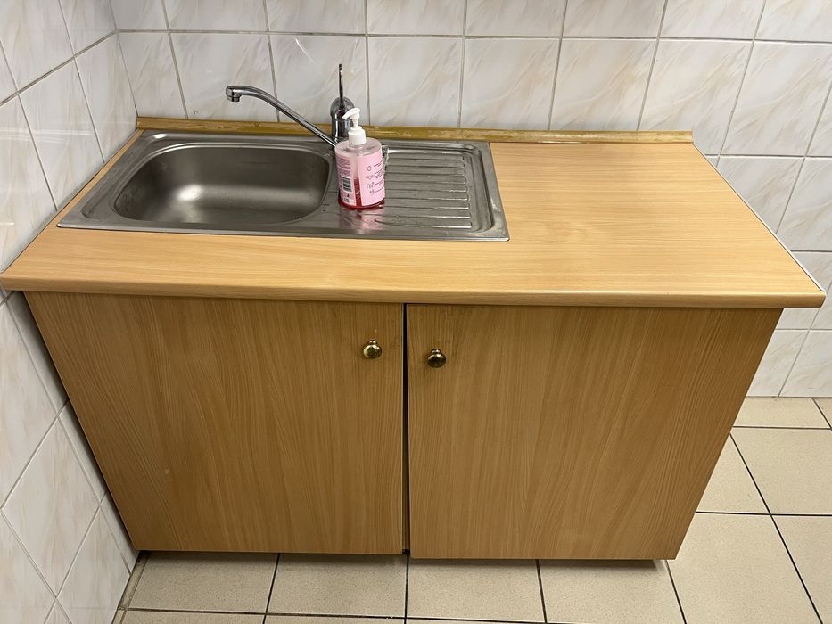 Szafka wisząca + blat ze zlewozmywakiem KOMPLET