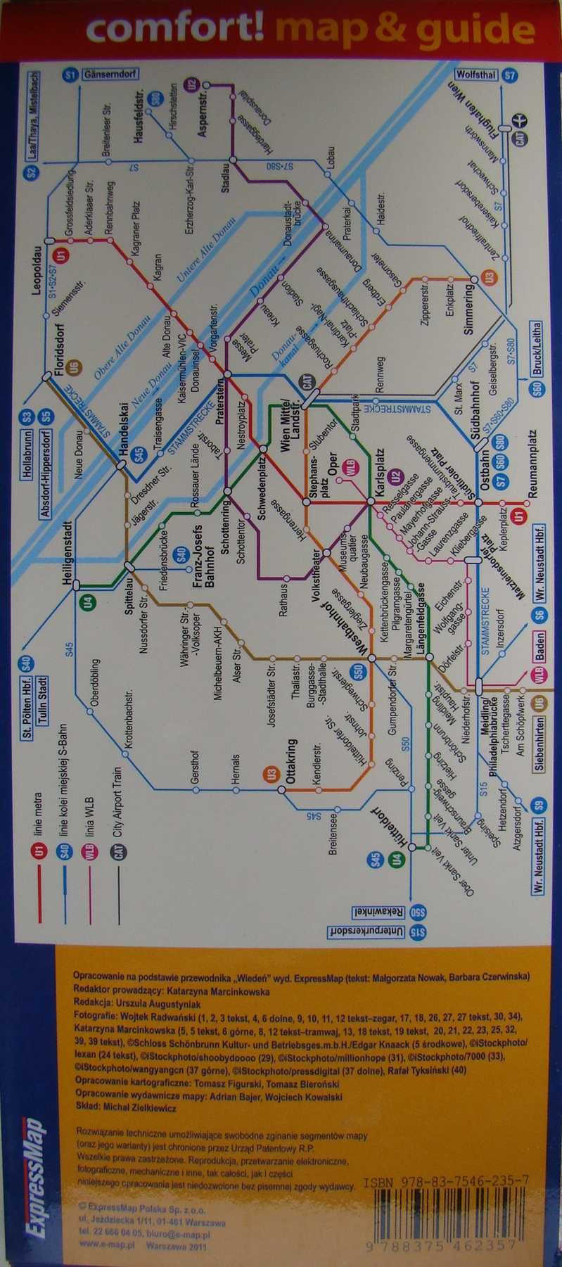 WIEDEŃ Plan miasta i miniprzewodnik + Wien Souvenir - album
