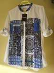 Camisa Desigual para menina 14 anos
