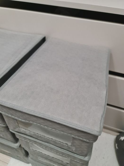 Organizery tekstylne szare 8 sztuk