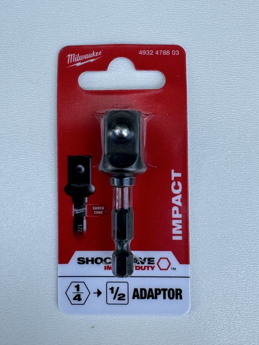 Адаптери Milwaukee набір з 3шт  1/4-1/2,3/8,1/4