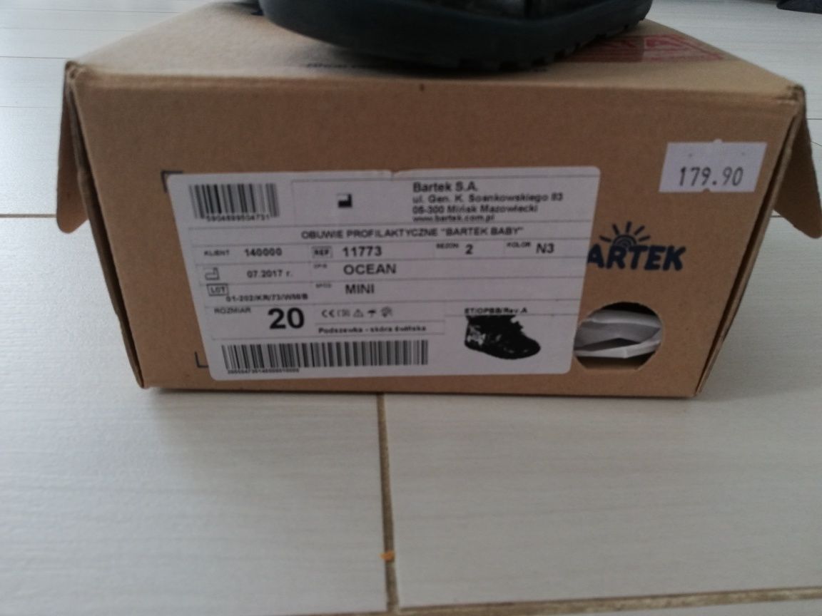 Buty buciki Bartek Mini First steps rozm. 20 trzewiki jesien botki