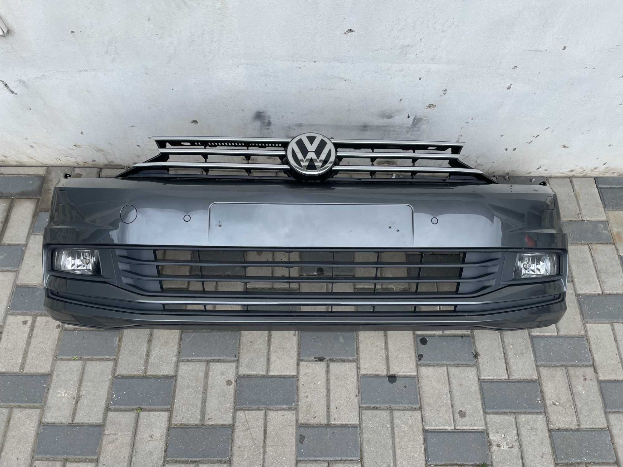 Vw Touran 5T 19r Zderzak Przód Spryskiwacze Halogeny 4xPdc Grill Radar