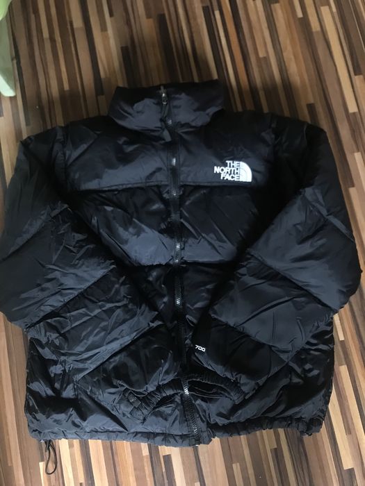 kurtka czarna the north face M puffer zimowa nuptse 700 vintage