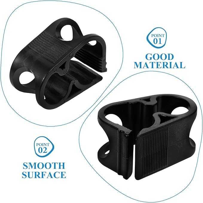 5 x Opaski zaciskowe do węży przewodów wody regulowane czarne SOLUSTRE