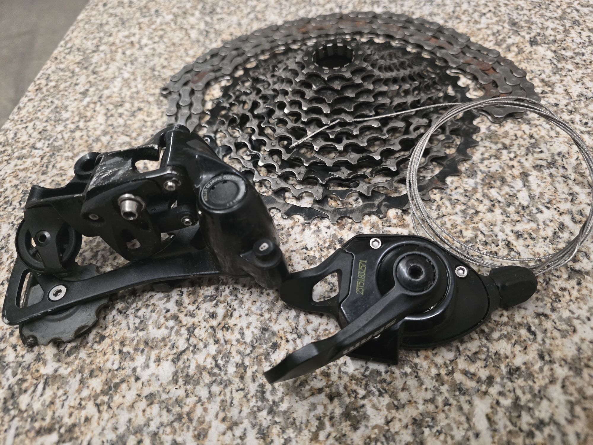 Quadro coluer nine + transmissao sram 11v