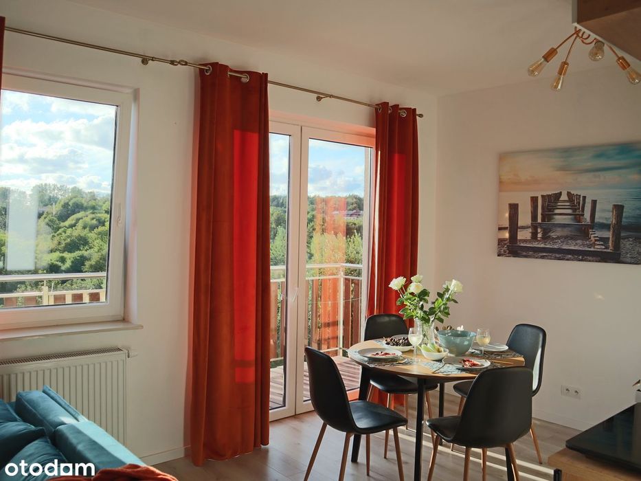 Słoneczny apartament na ul. Reja z  pięknym widokiem na park