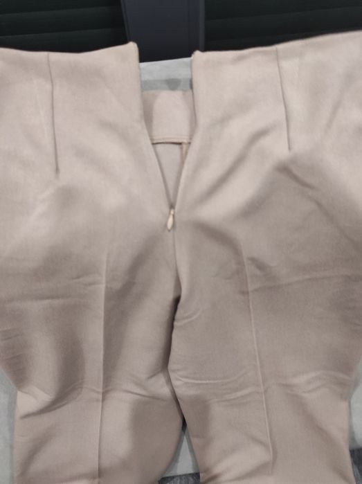 Spodnie damskie taupe rozmiar S