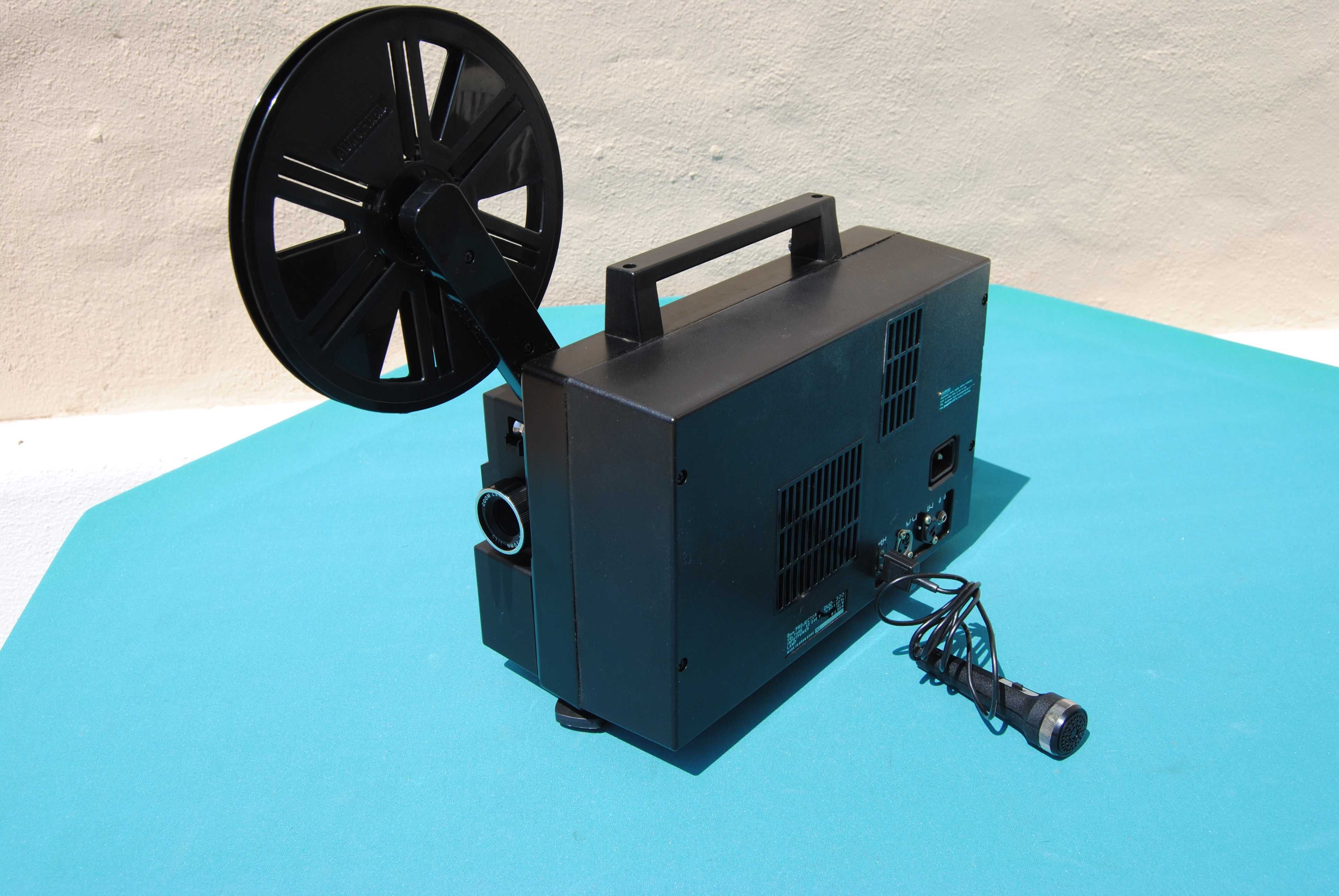 Sound Duo-300 Super 8 projector de filmes antigo - vintage