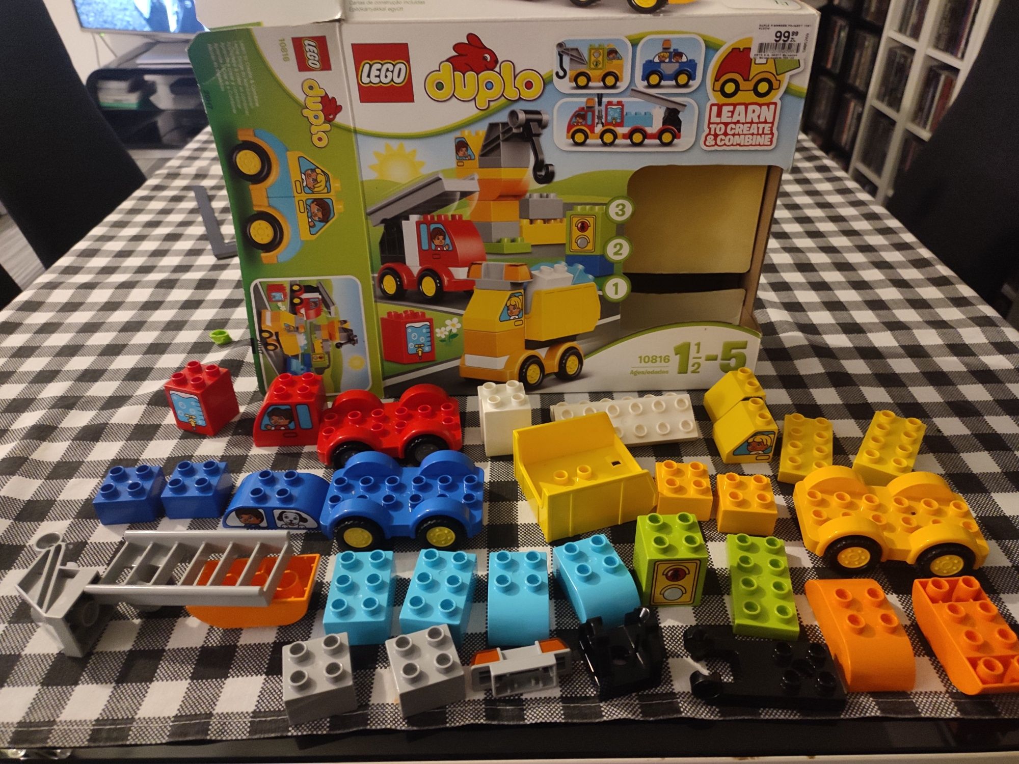 Lego Duplo 10816 - pierwsze samochody i ciężarówka