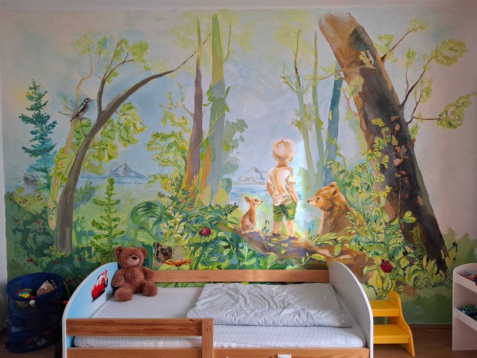 Artystyczne malowanie ścian