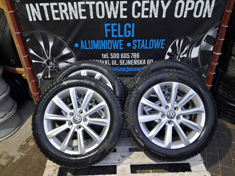 4x koła zimowe R17 5x112 Vw Tiguan T-Roc Passat B7 B8 Sharan Arteon