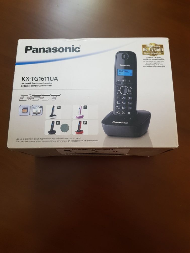 Радиотелефон Panasonic KX-TG1611UA red