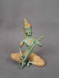 Bóstwo hinduskie, figurka mosiężna, rzeźba nr 3