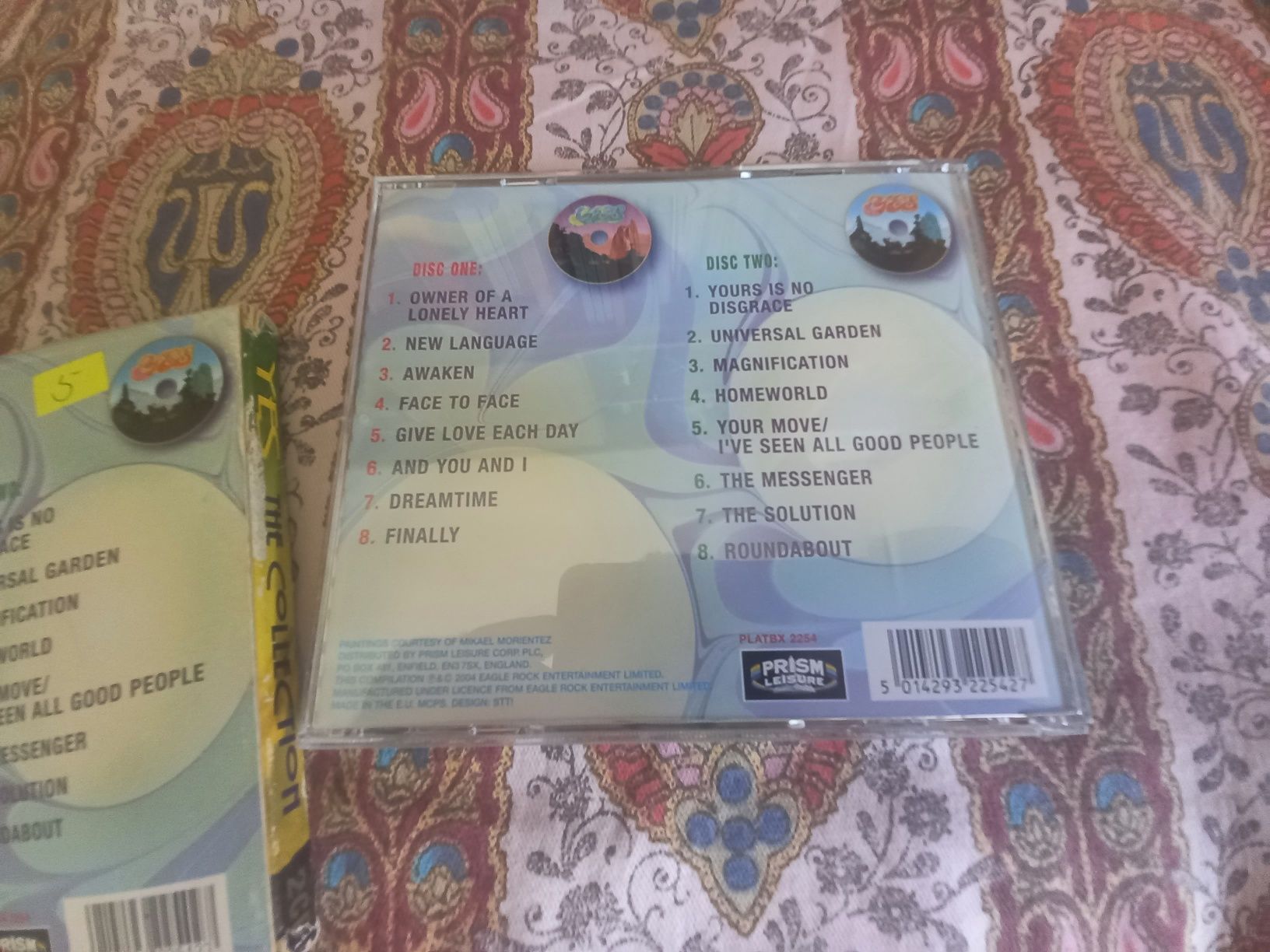 Cd duplo live dos Yes em perfeito estado