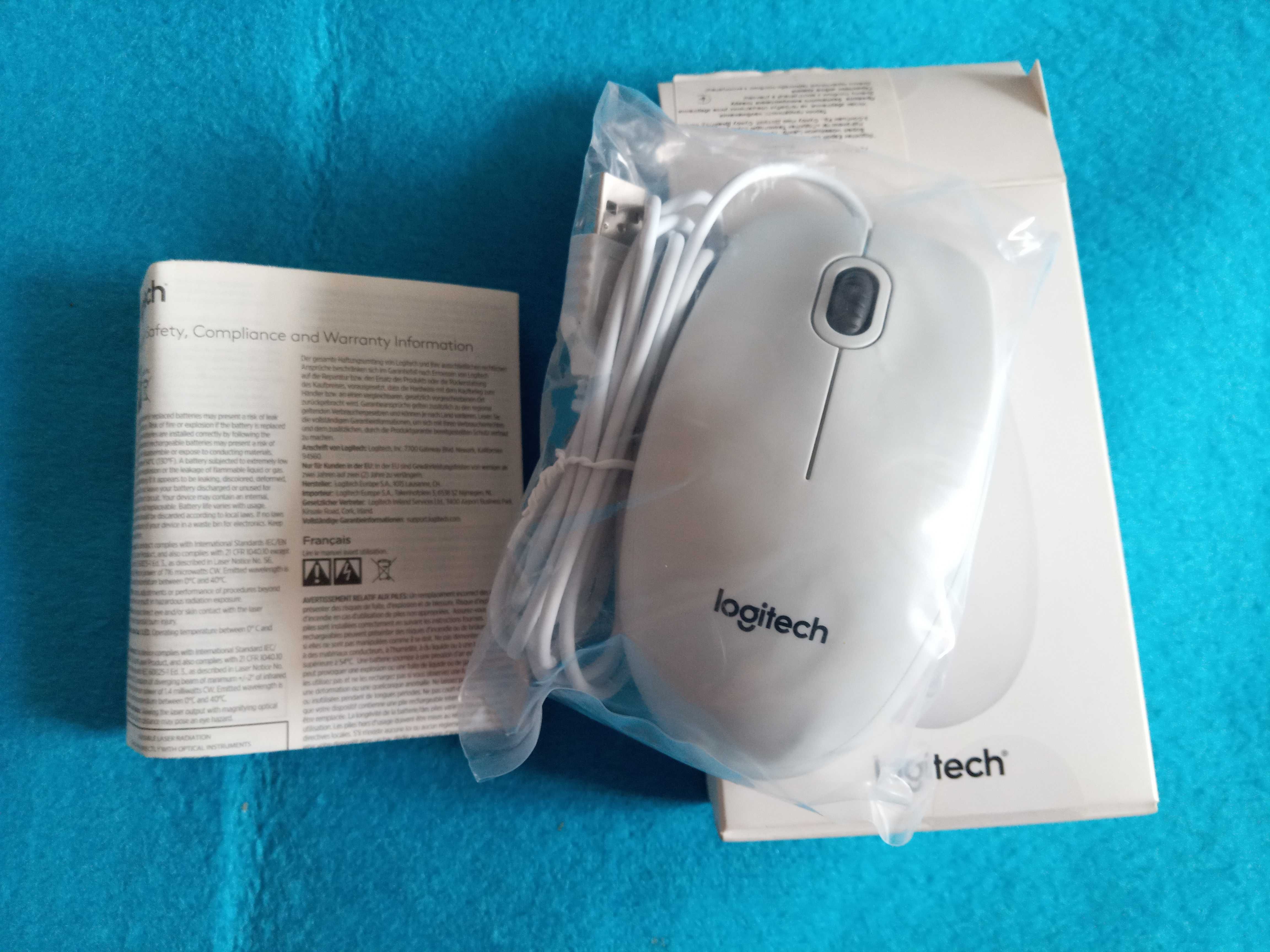 Новая стильная мышка Logitech USB (мишка, миша - ноутбук, компьютер)