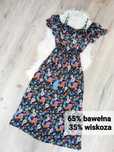Sukienka maxi midi letnia zwiewna luźna S M hiszpanka