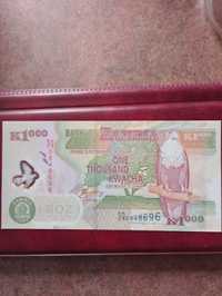 1000 kwacha Zambia banknot