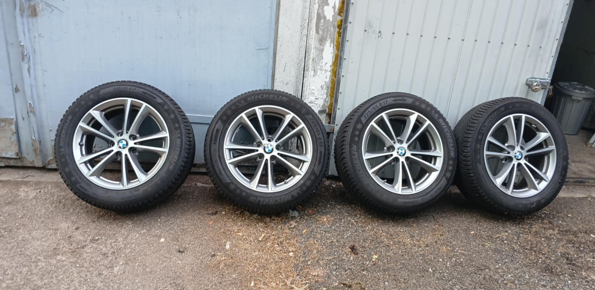 Felgi aluminiowe koła zima BMW orginał 17 cali opona 225/55