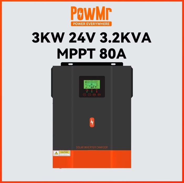 Продам набір інвертор PowMR 3KW + Eve LF105 Prismatic 105 А*год 25В