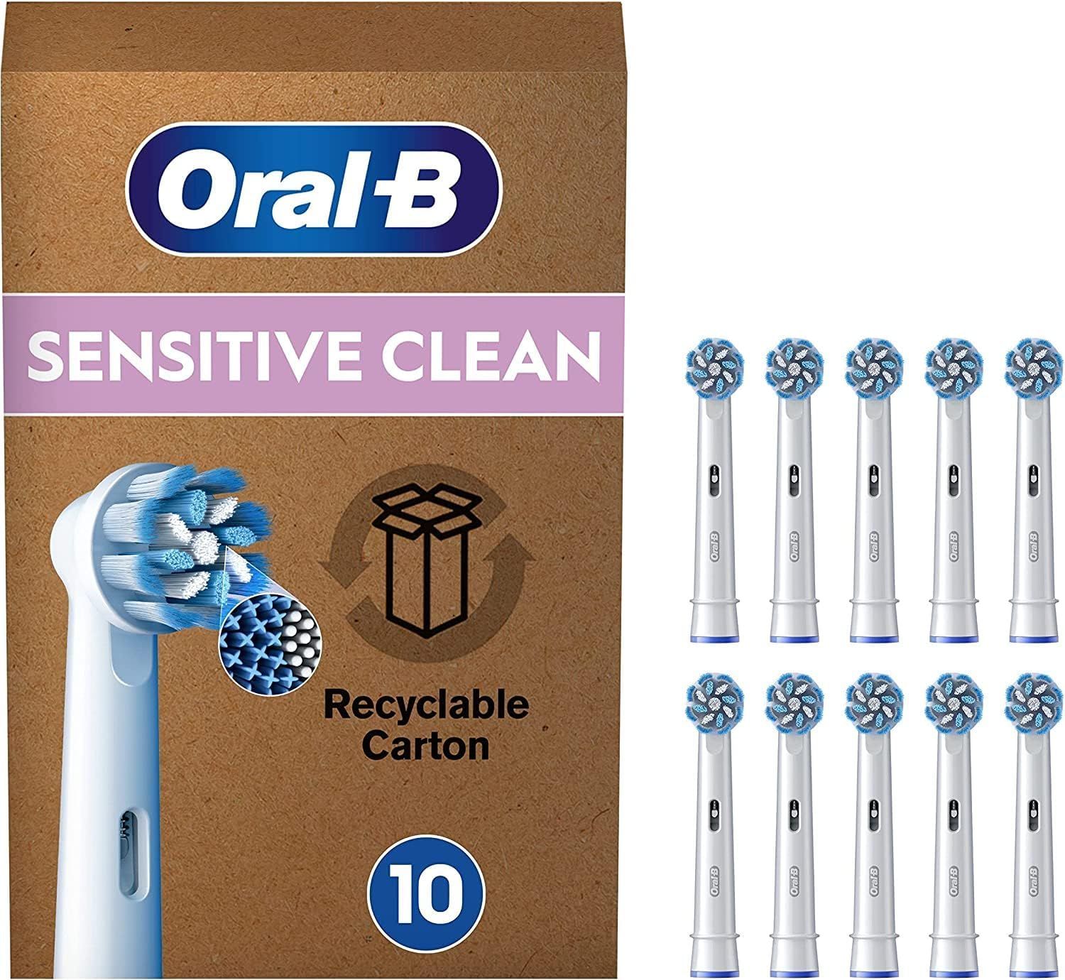 Końcówki do szczoteczki Oral-B Sensitive Clean 10 sztuk białe
