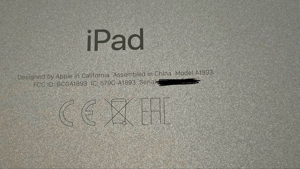 Apple iPad 9.7 (6th generation) 32 GB Wi-Fi, Space Gray A189364309930880387123