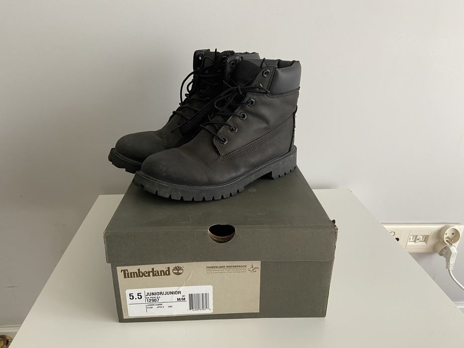 Timberland czarne trapery premium 6 In BLK r 38