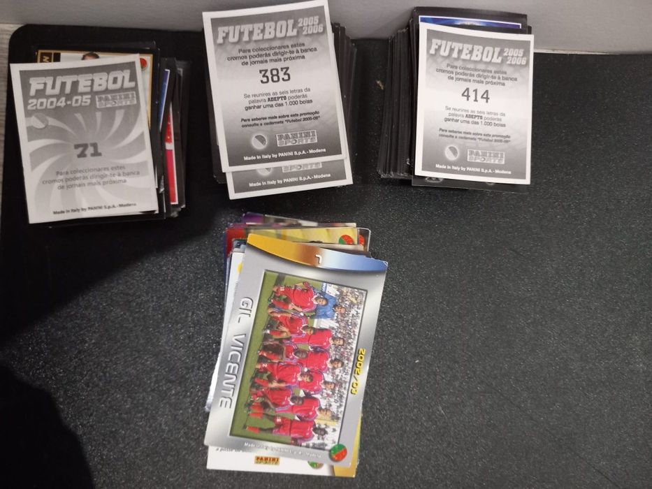 Coleção Cartas e Cromos Panini - Liga Portuguesa Futebol