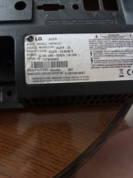 Głośniki do monitora LG