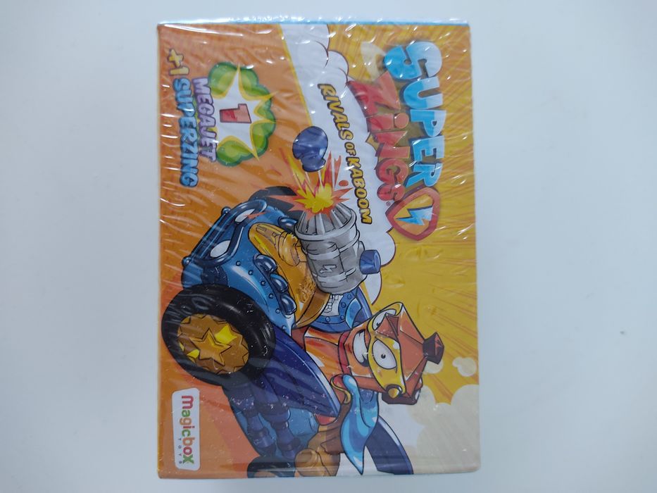 Megajet Blaster Punch pojazd z figurką seria 4 Super Zings