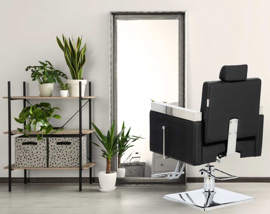 Перукарське крісло Brano барберське гідравлічне підставка для ніг