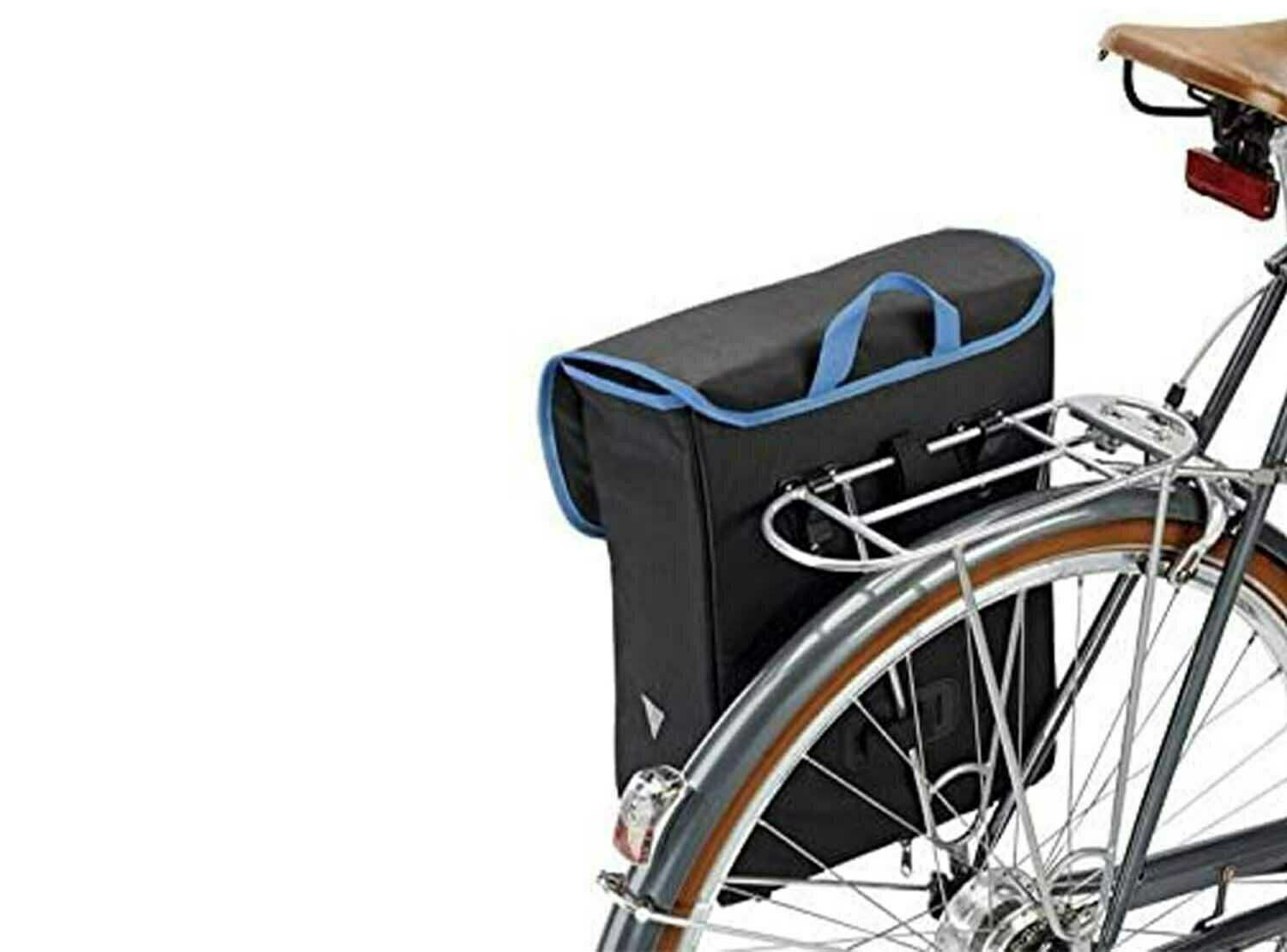 Sakwy rowerowe sakwa boczna bagażnik duże poj.38l kpl.2szt  pokrowiec