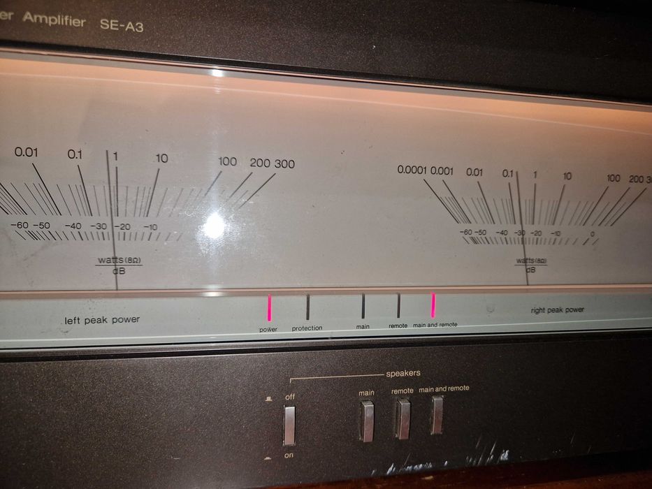 Technics SE-A3 końcówka wzmacniacz Kolekcja