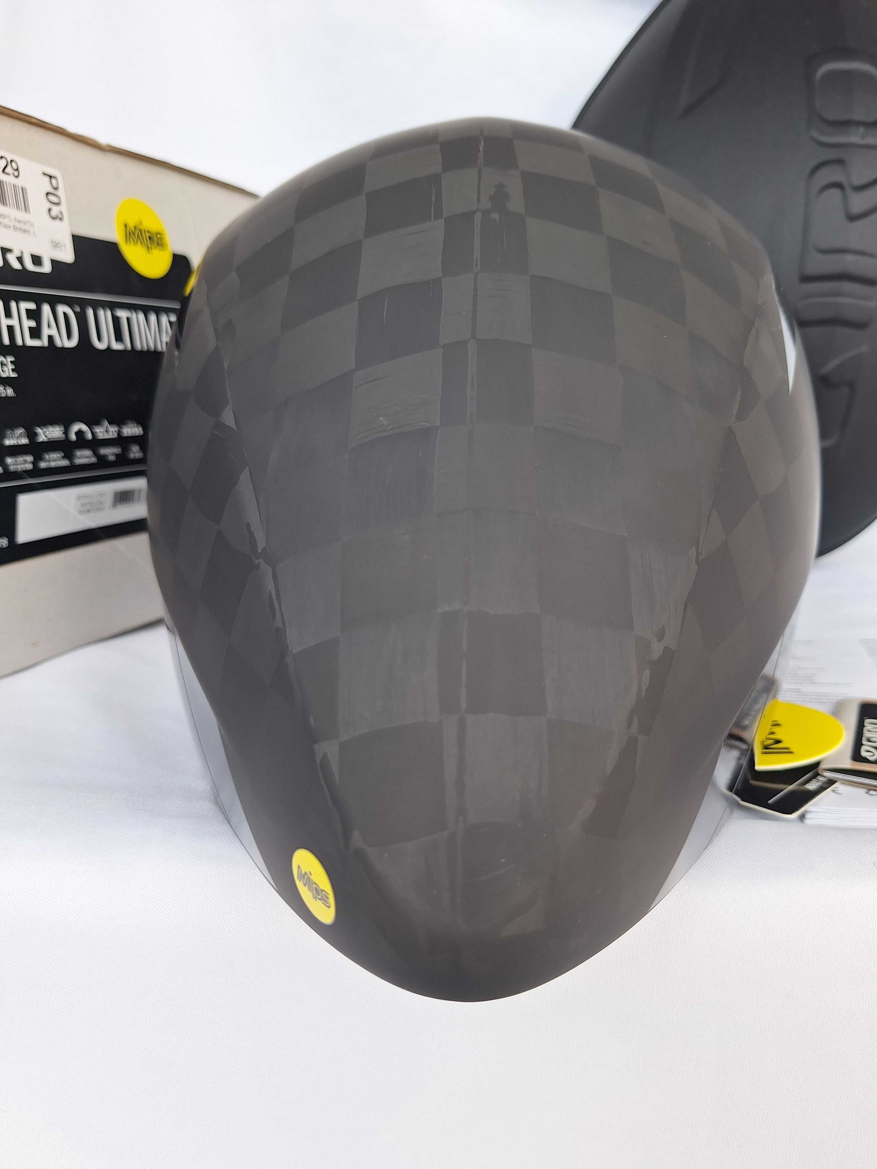 Kask rowerowy szosowy Giro Aerohead Ultimate Mips Black L 59-63cm
