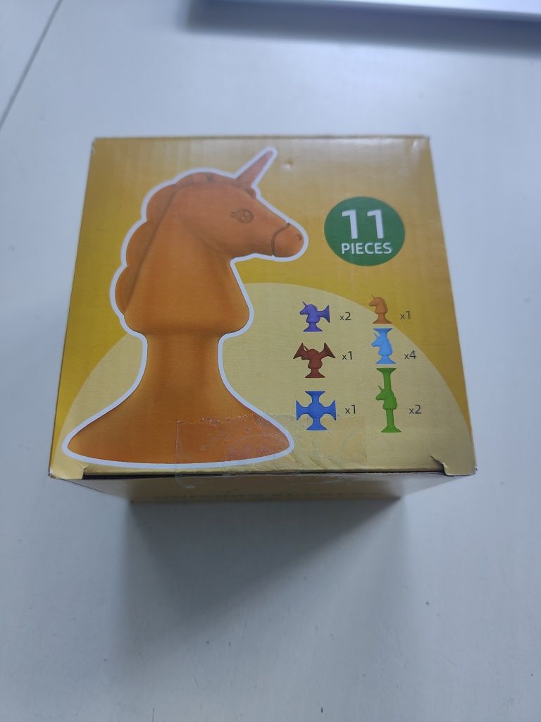 Silikonowe przyssawki zabawka do wody klocki sensoryczne 11szt B952